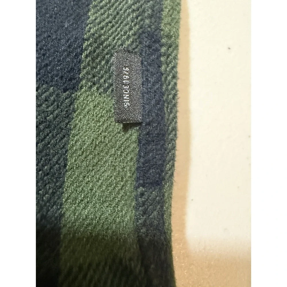 Oakley Terraformic Long Sleeve Button Green Black Plaid Flannel Embroidered XL